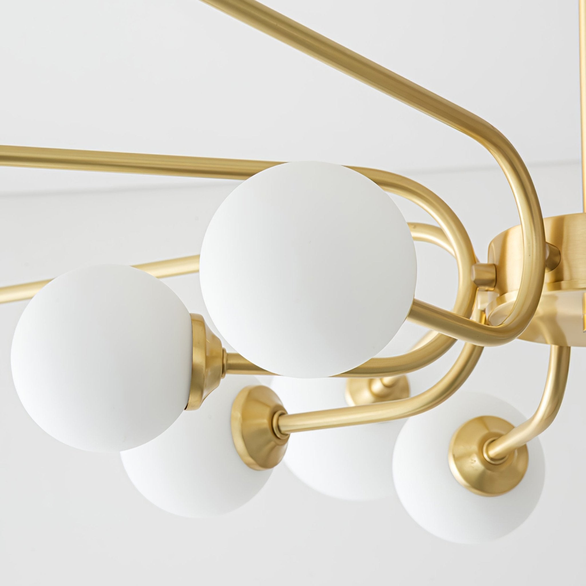 Aurora Chandelier Globe Arm Modern - Blowlighting