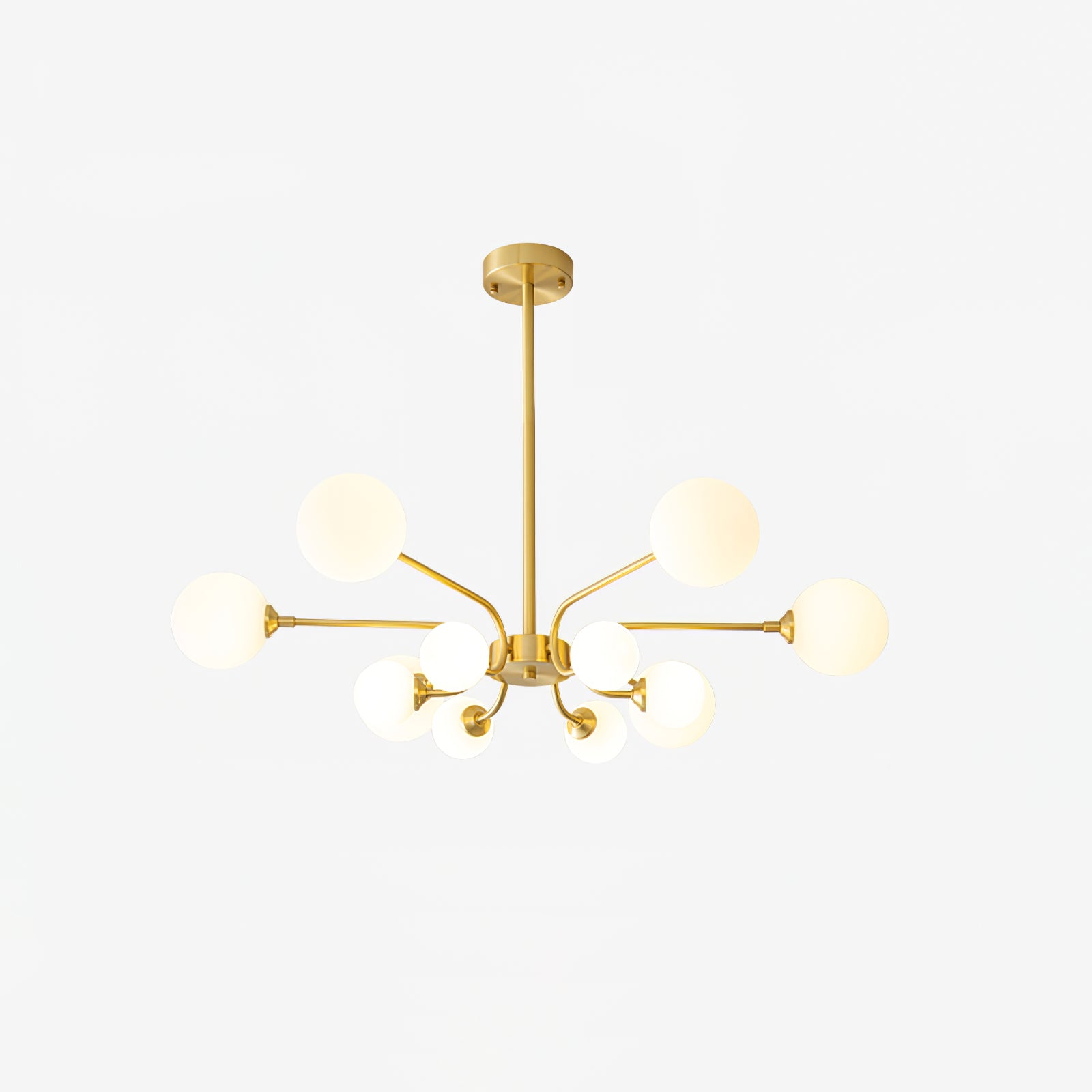 Aurora Chandelier Globe Arm Modern - Blowlighting