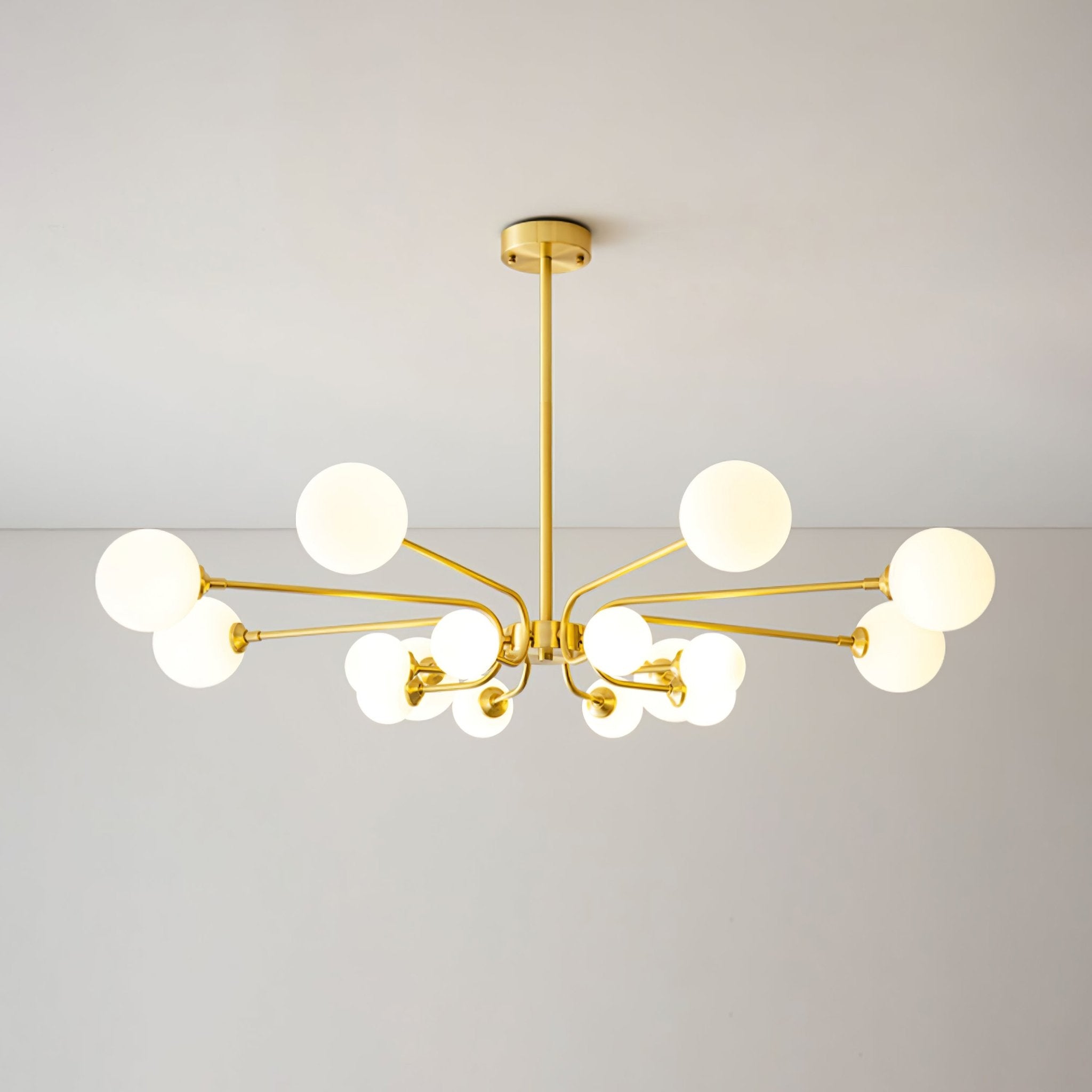 Aurora Chandelier Globe Arm Modern - Blowlighting