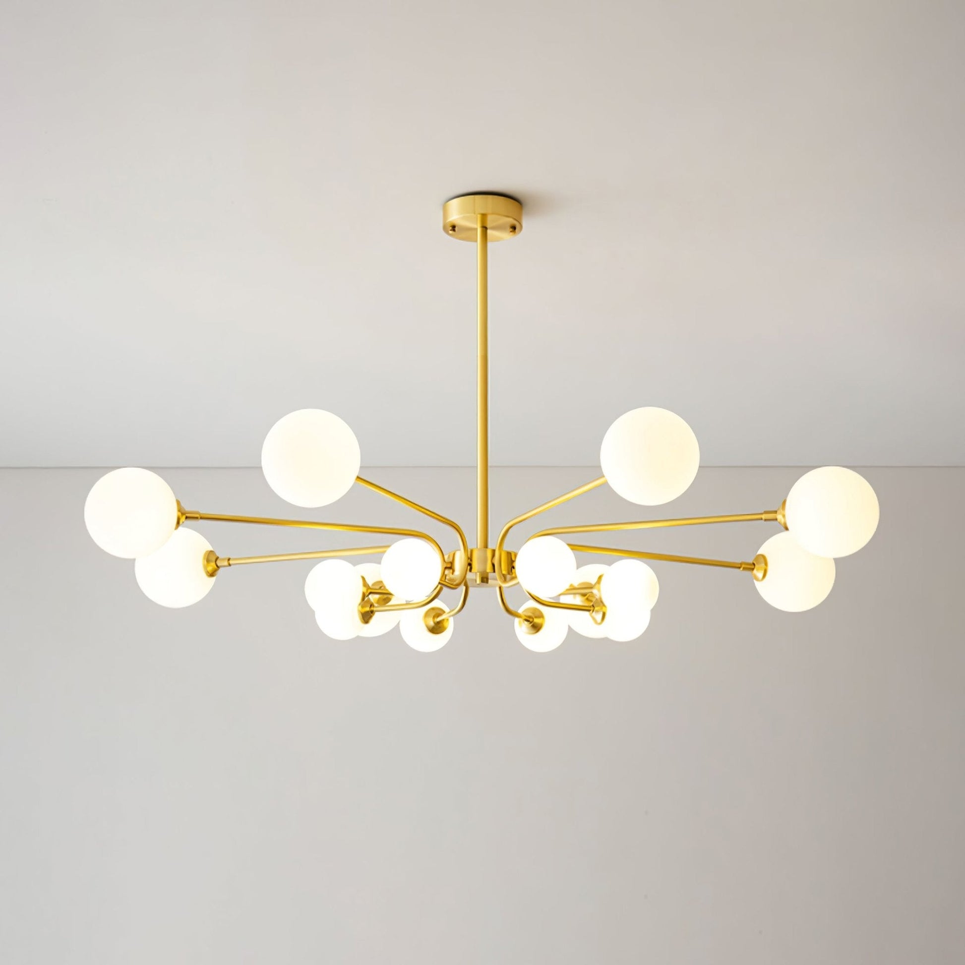 Aurora Chandelier Globe Arm Modern - Blowlighting