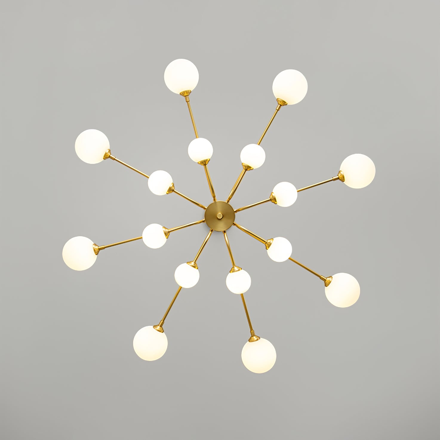 Aurora Chandelier Globe Arm Modern - Blowlighting