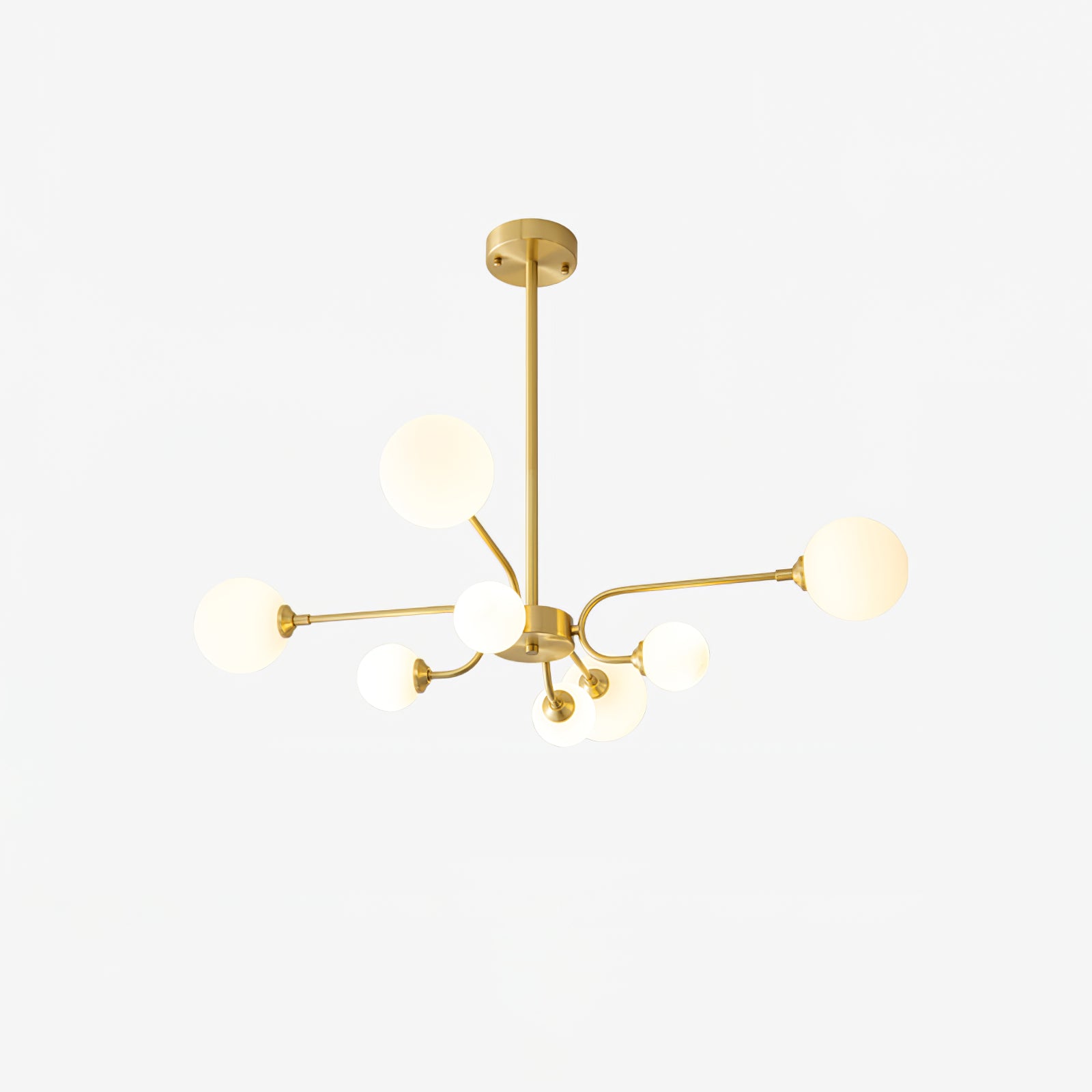 Aurora Chandelier Globe Arm Modern - Blowlighting