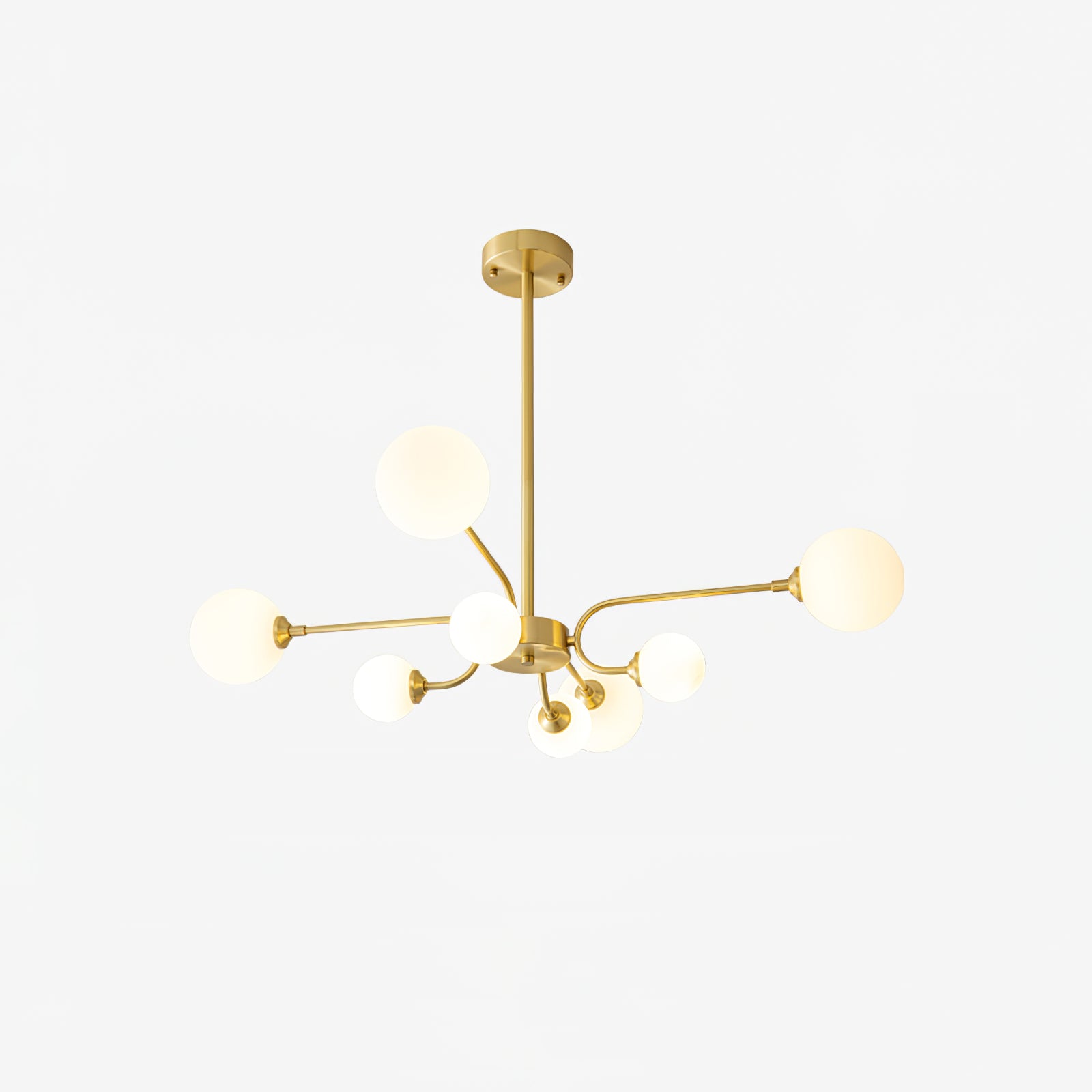 Aurora Chandelier Globe Arm Modern - Blowlighting