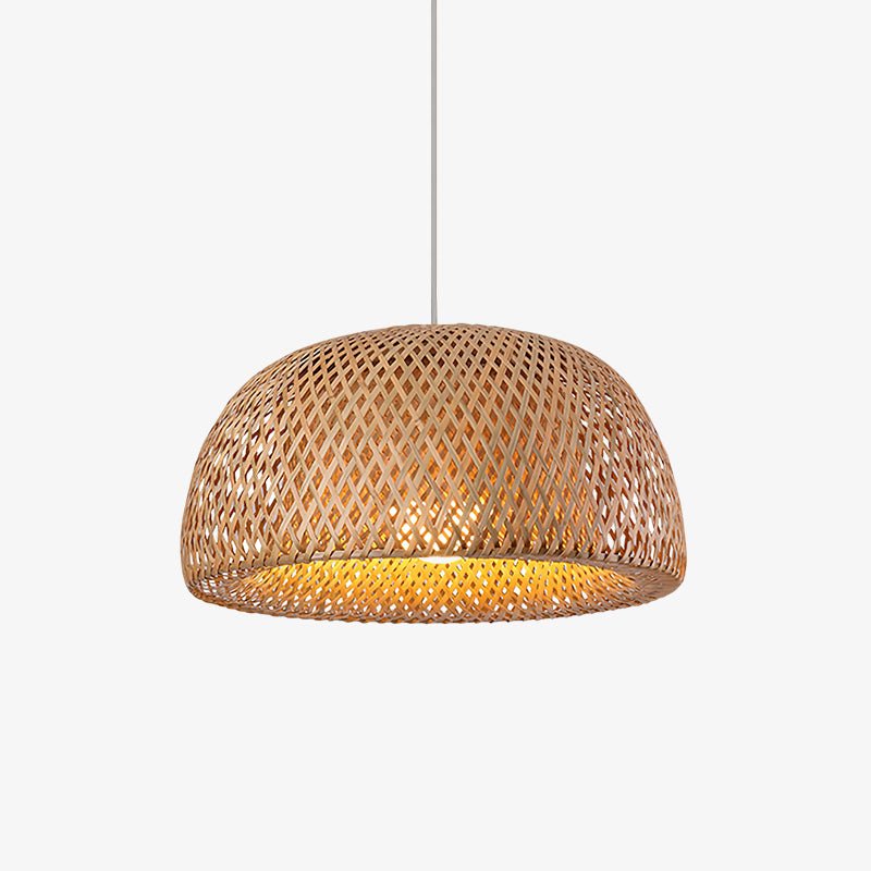 Bamboo Braided Pendant Lamp - Blowlighting