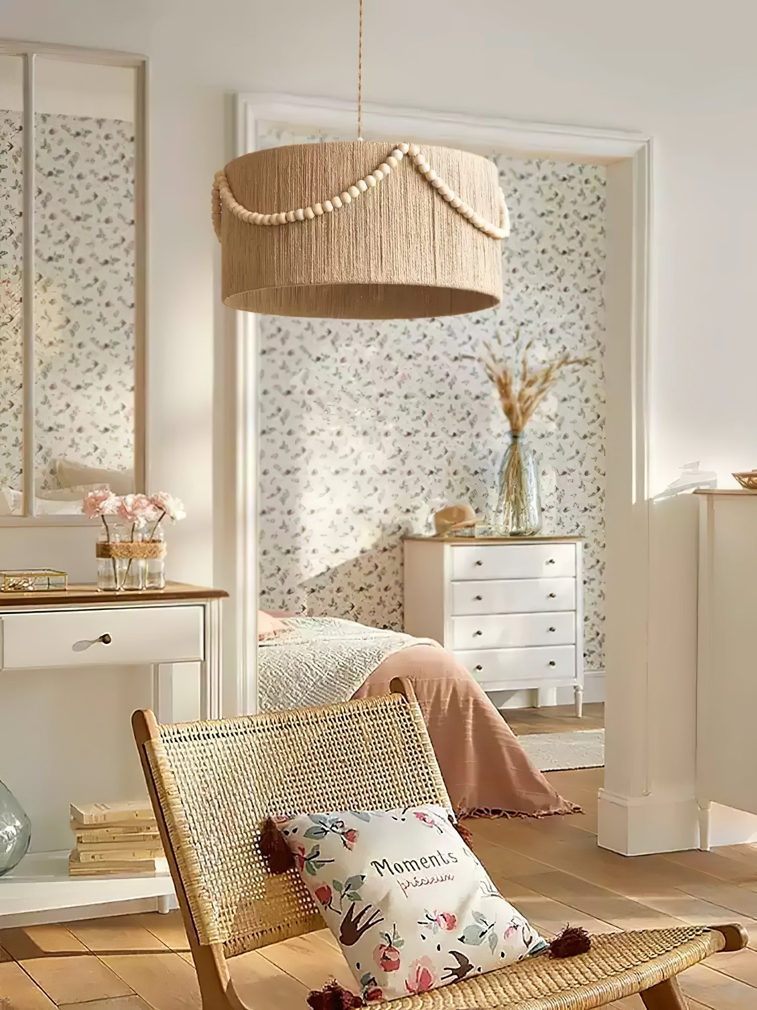 Beaded Boho Pendant Lamp - Blowlighting