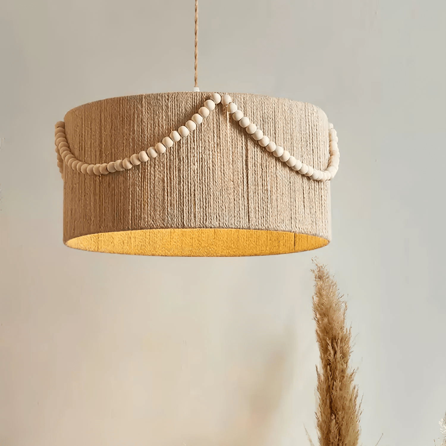 Beaded Boho Pendant Lamp - Blowlighting