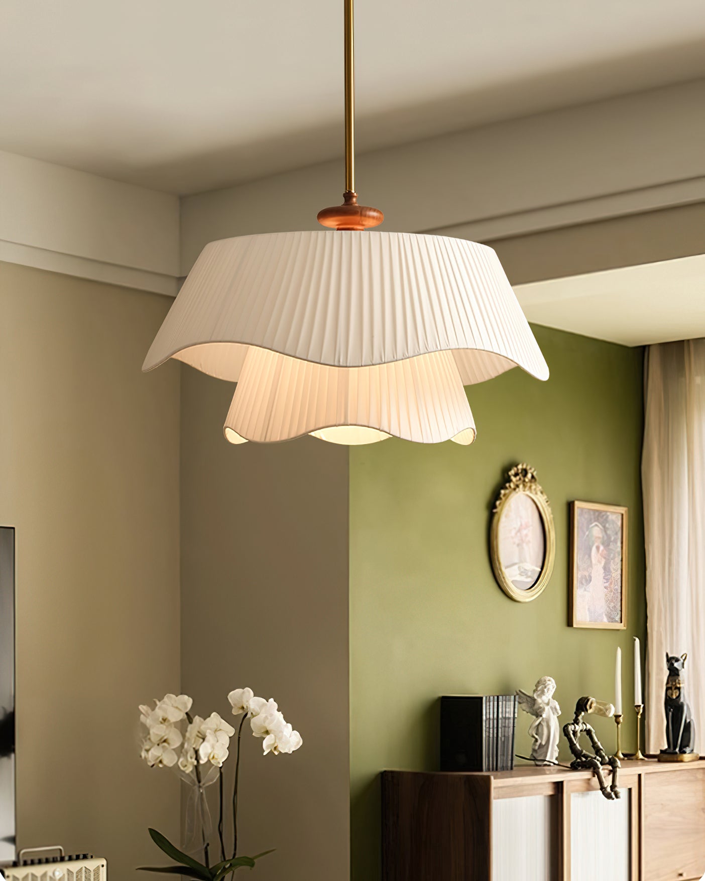 Aphais Premium Elegance Wood Metal Pendant Lamp - Blowlighting