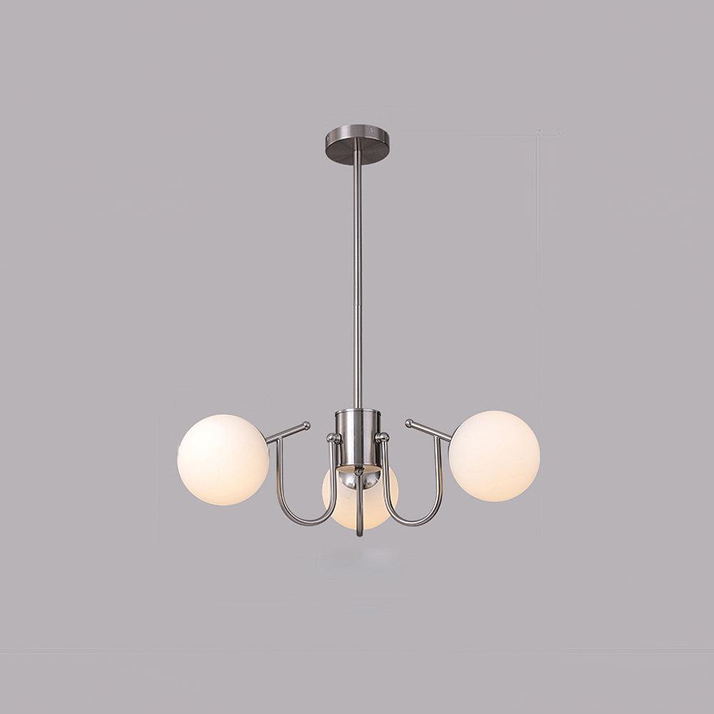 Aurora Chandelier Globe Chrome Modern - Blowlighting
