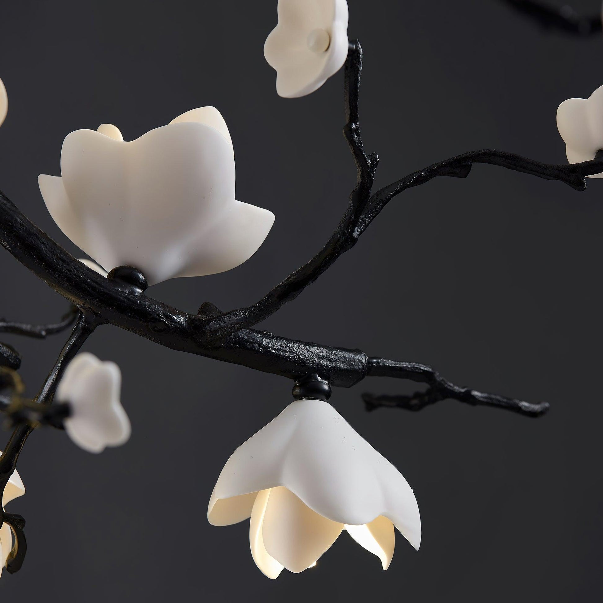 Black Copper Tree Chandelier - Blowlighting