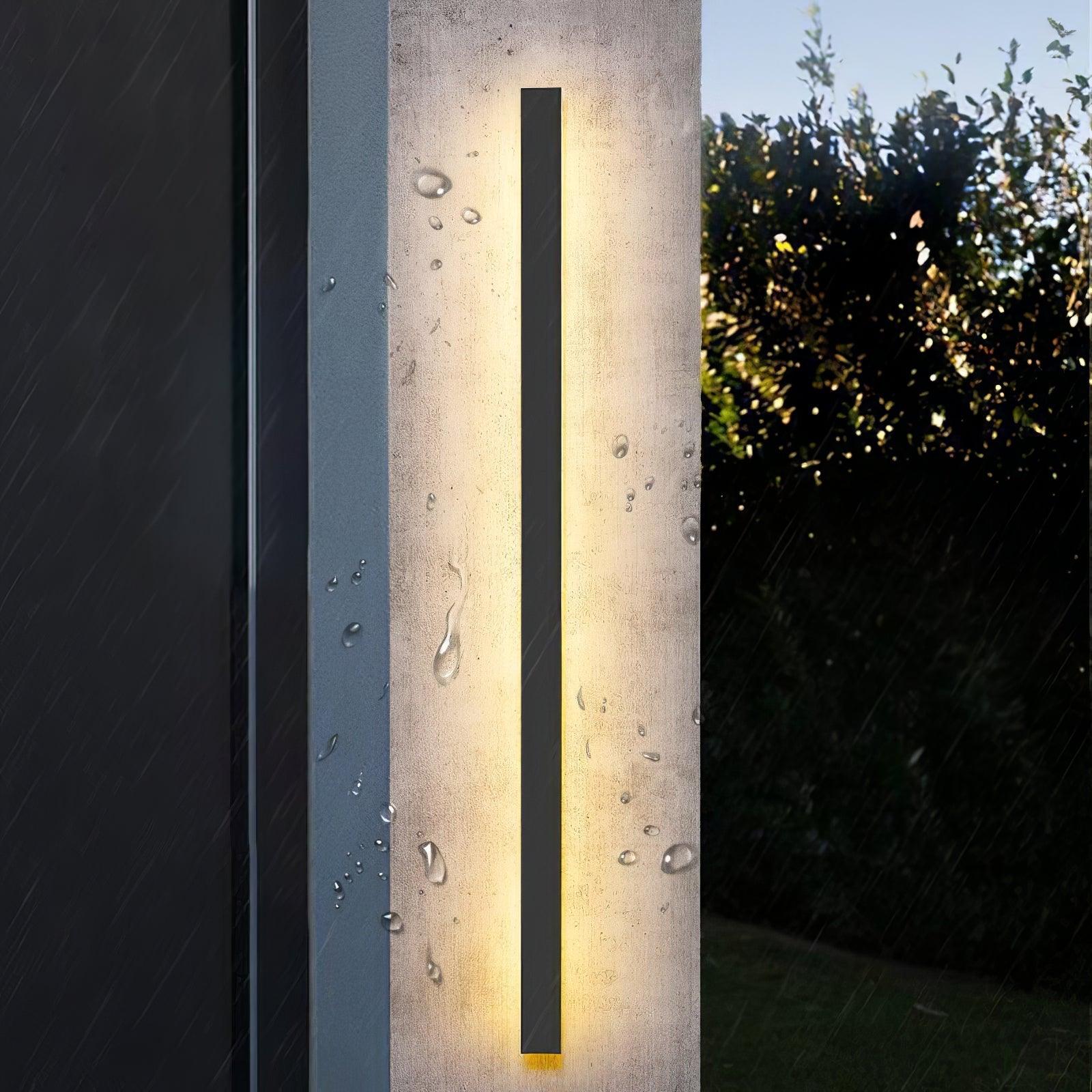Long Strip Solar Outdoor Sconce - Blowlighting