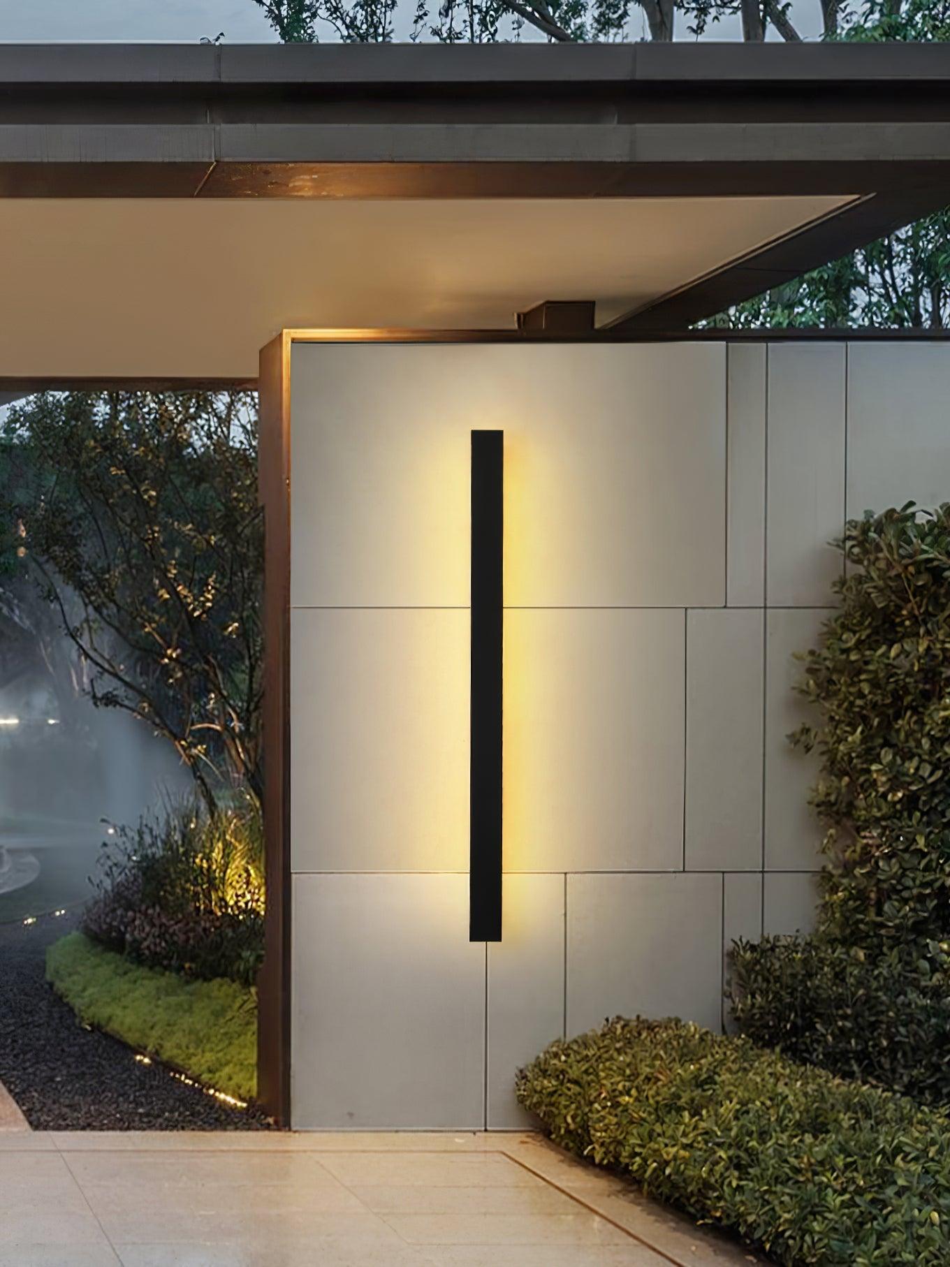 Long Strip Solar Outdoor Sconce - Blowlighting