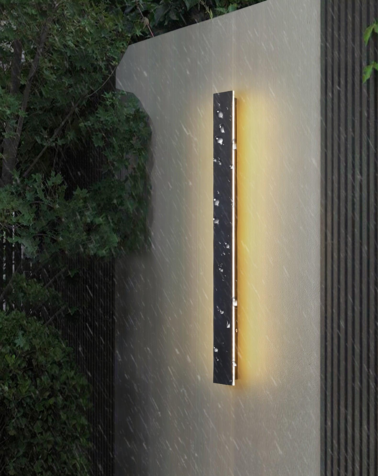 Long Strip Solar Outdoor Sconce - Blowlighting