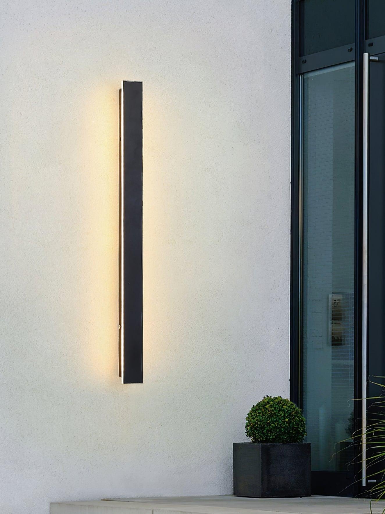 Long Strip Solar Outdoor Sconce - Blowlighting