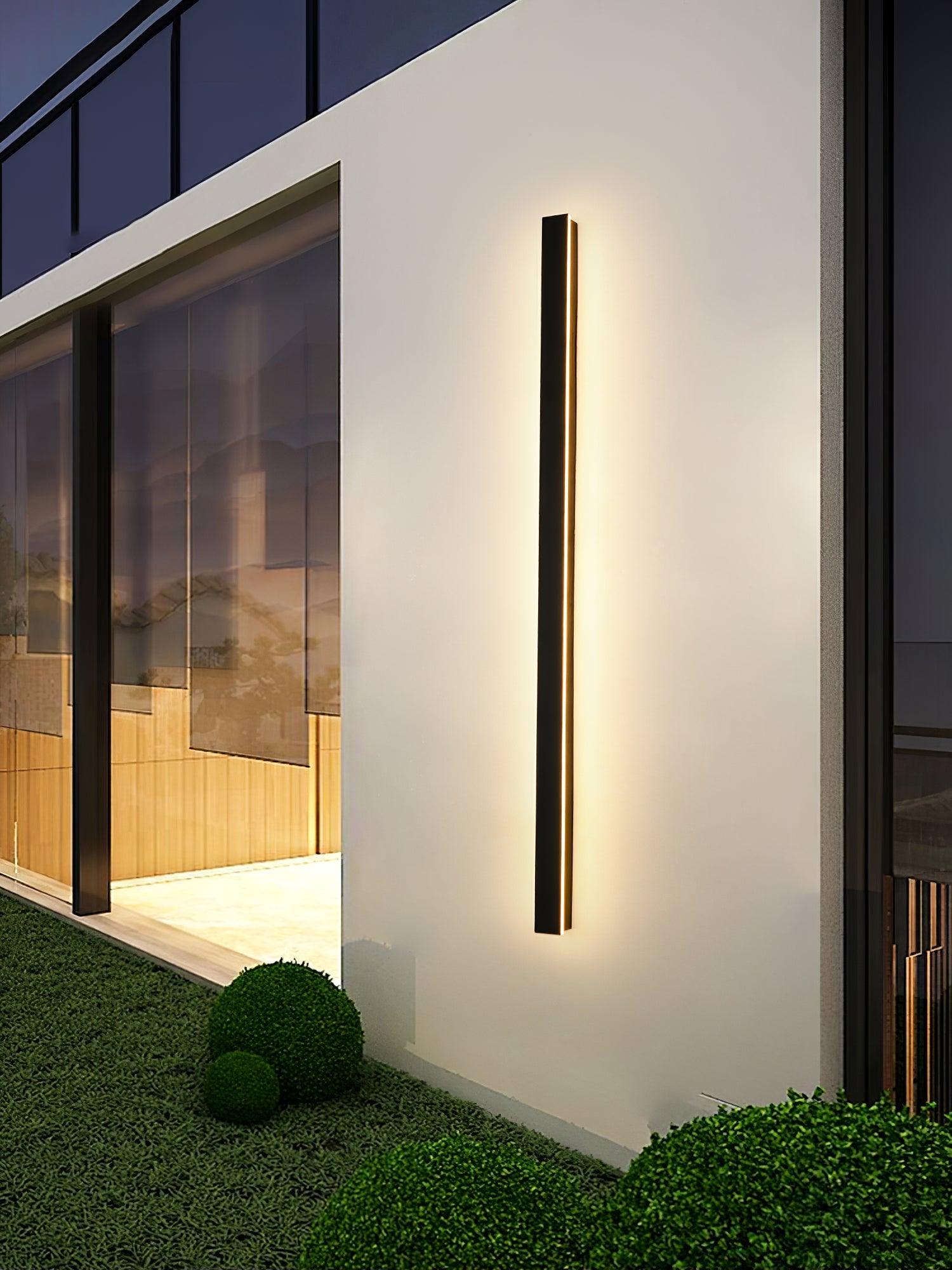 Long Strip Solar Outdoor Sconce - Blowlighting