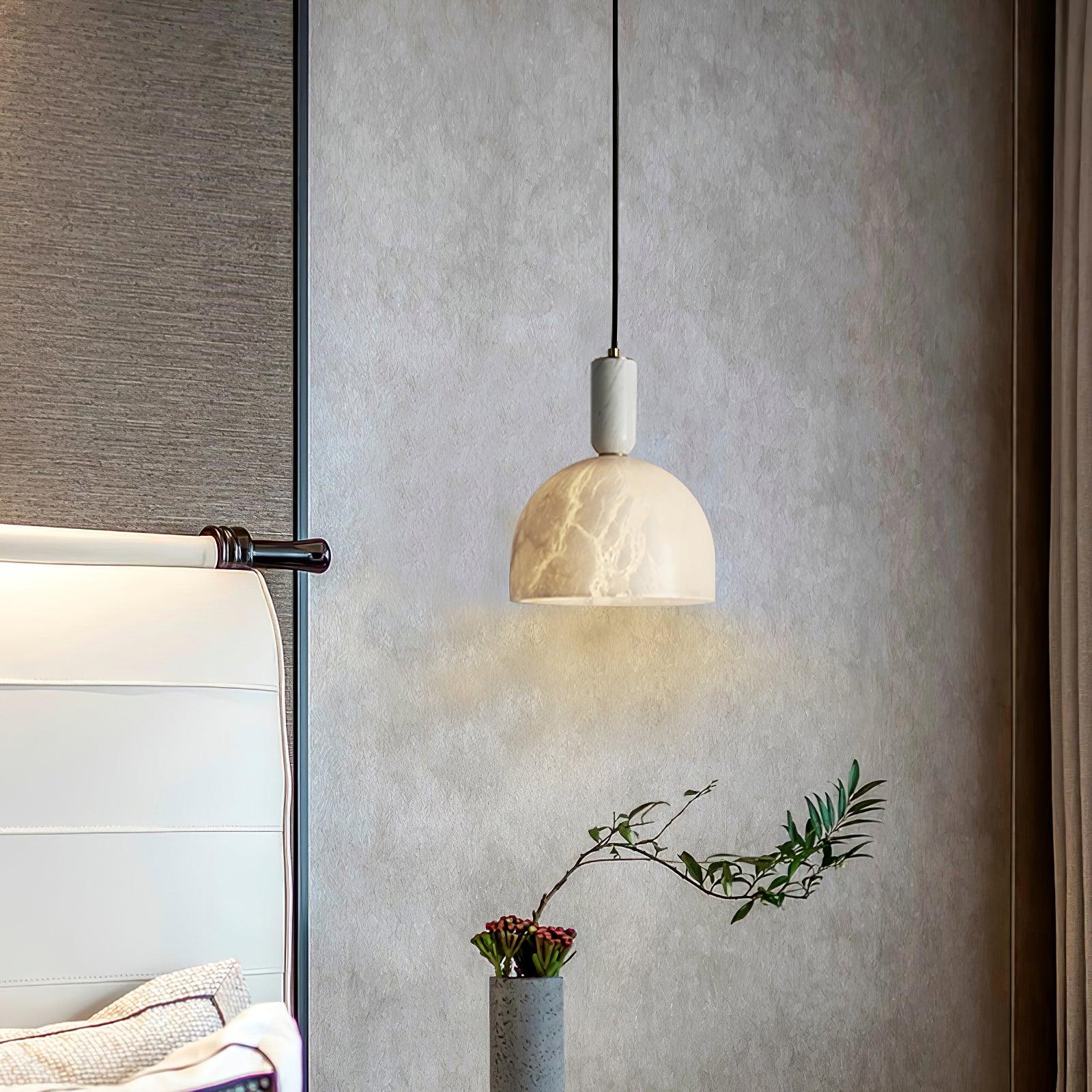 Culiror Minimalist Alabaster Pendant Light - Blowlighting
