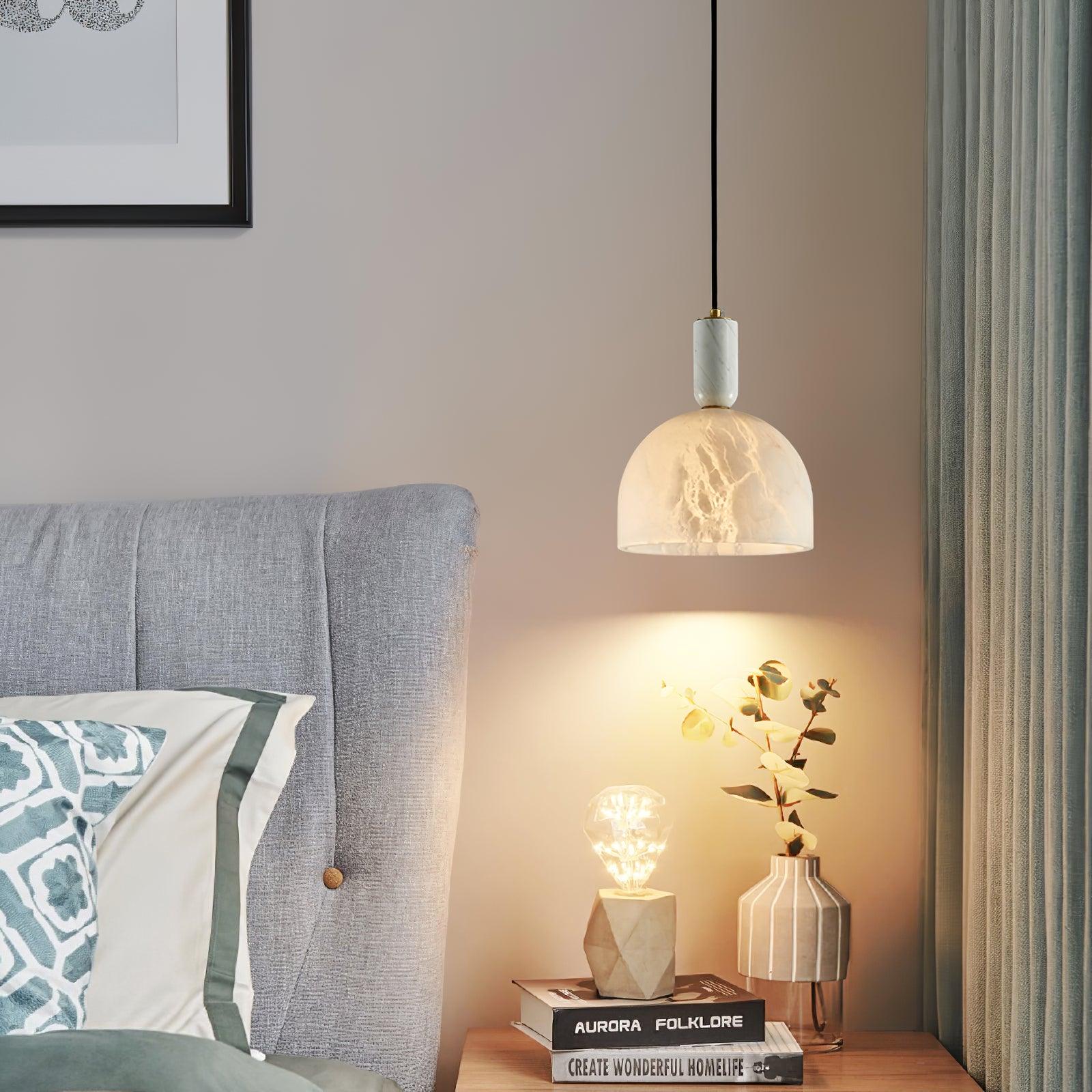 Culiror Minimalist Alabaster Pendant Light - Blowlighting