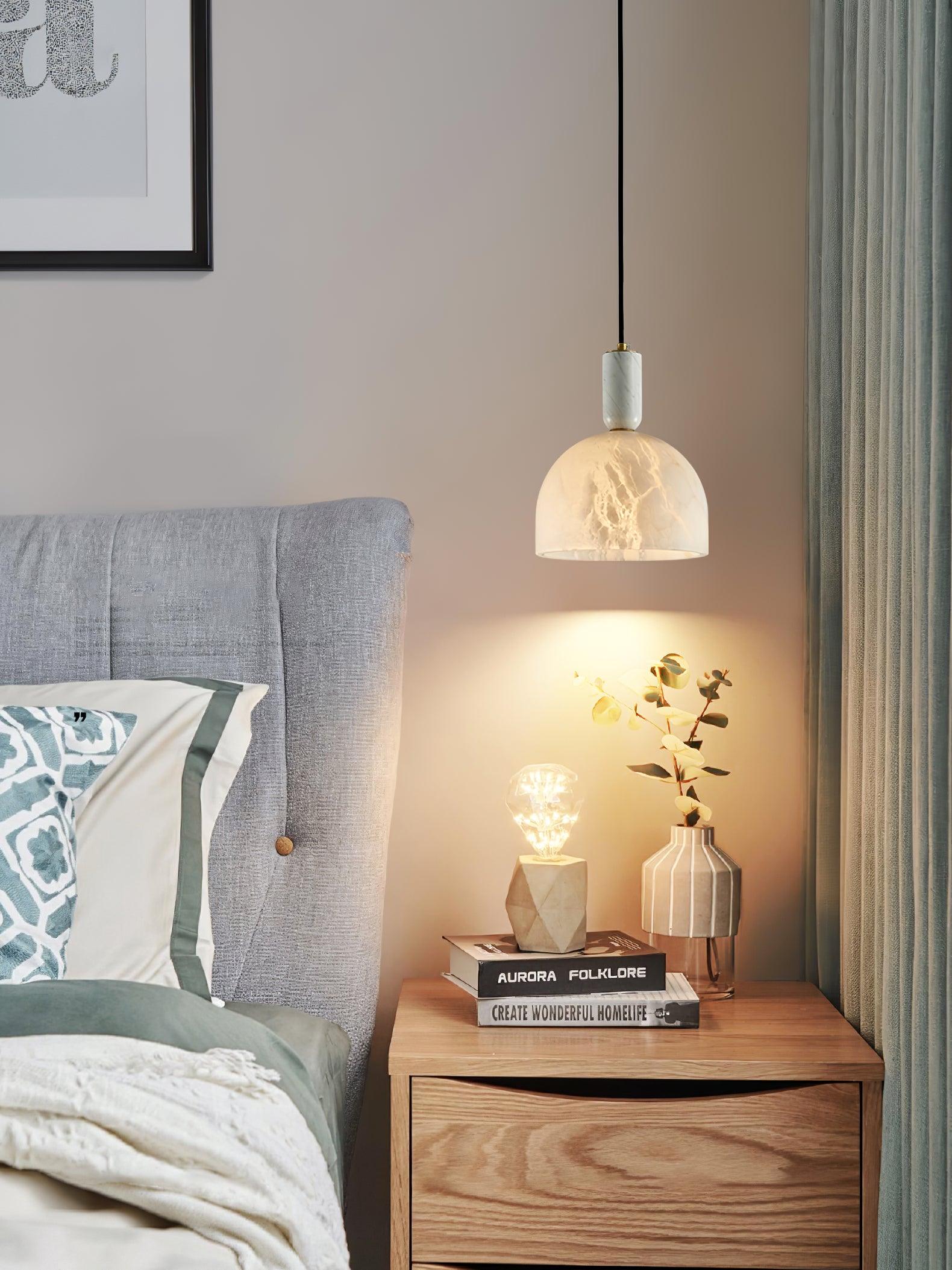 Culiror Minimalist Alabaster Pendant Light - Blowlighting