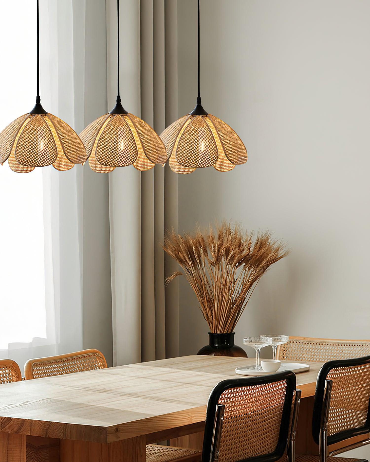 Bloom Rattan Pendant Lamp - Blowlighting