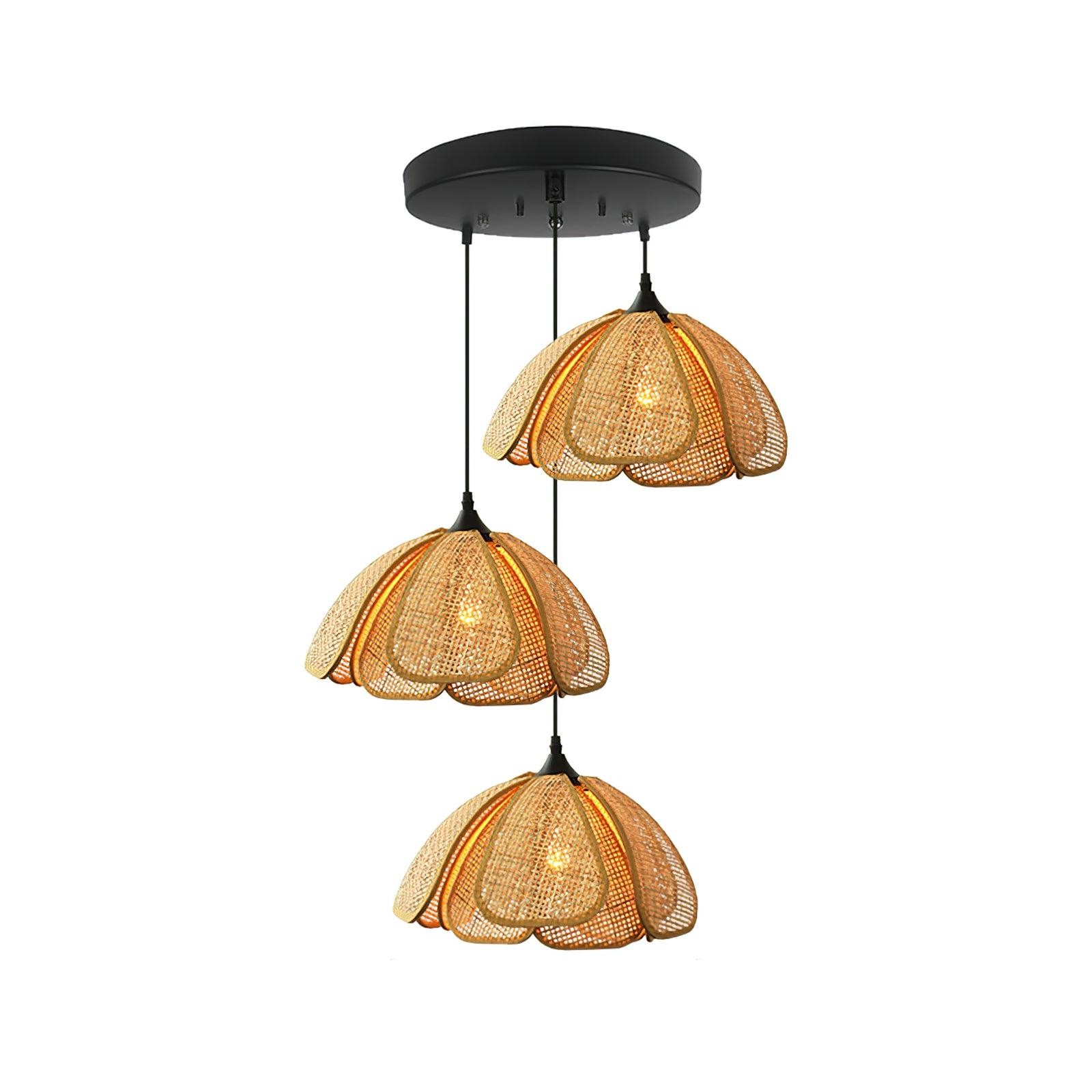 Bloom Rattan Pendant Lamp - Blowlighting