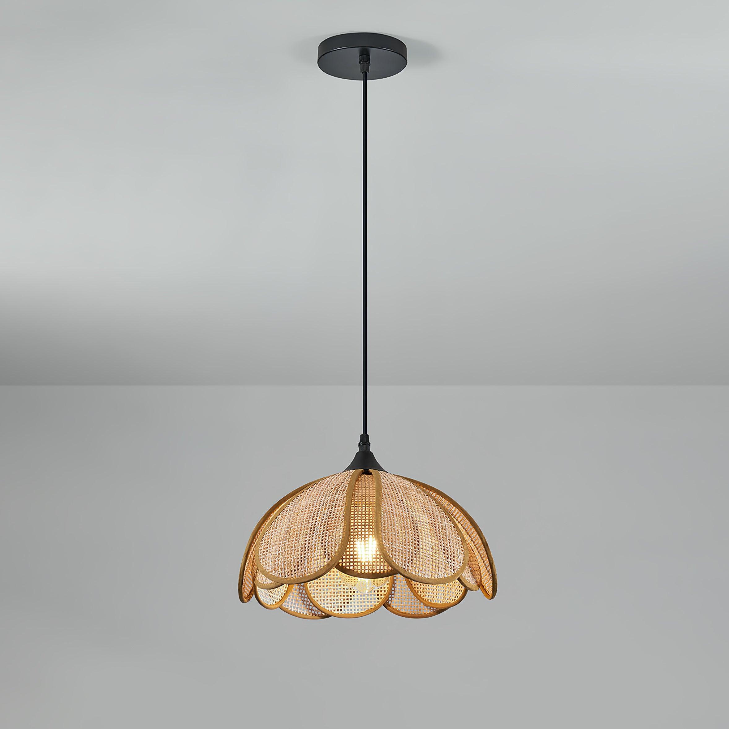 Bloom Rattan Pendant Lamp - Blowlighting