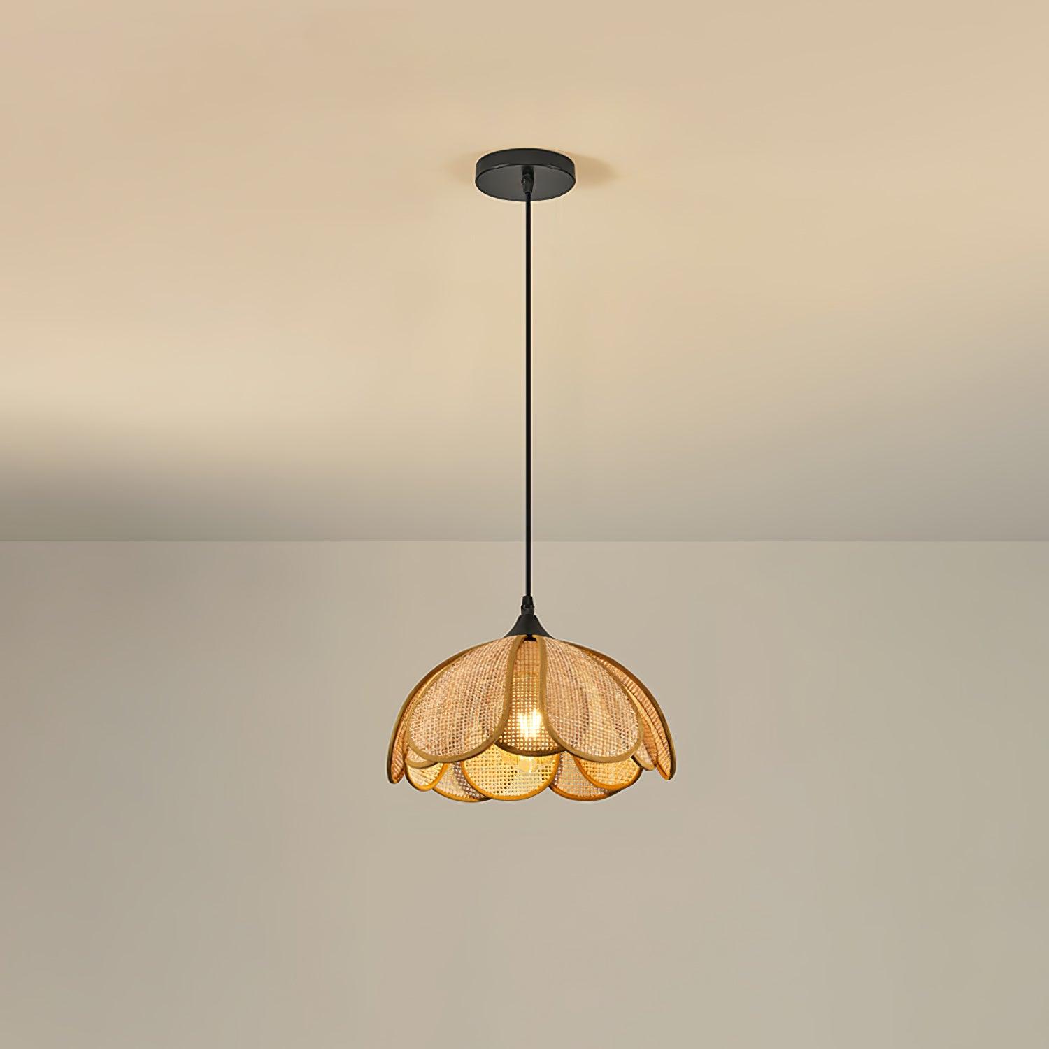 Bloom Rattan Pendant Lamp - Blowlighting