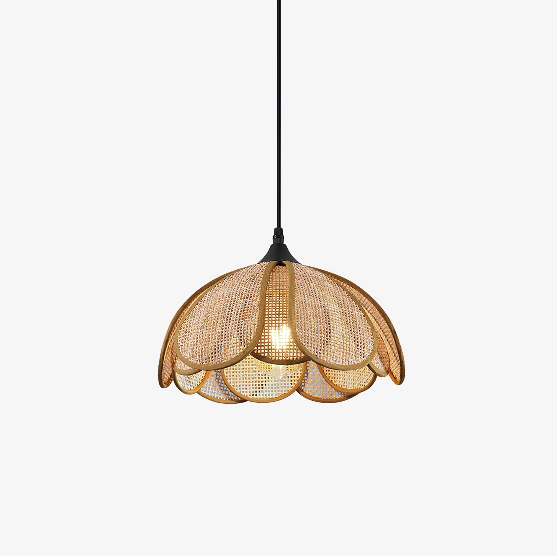 Bloom Rattan Pendant Lamp - Blowlighting