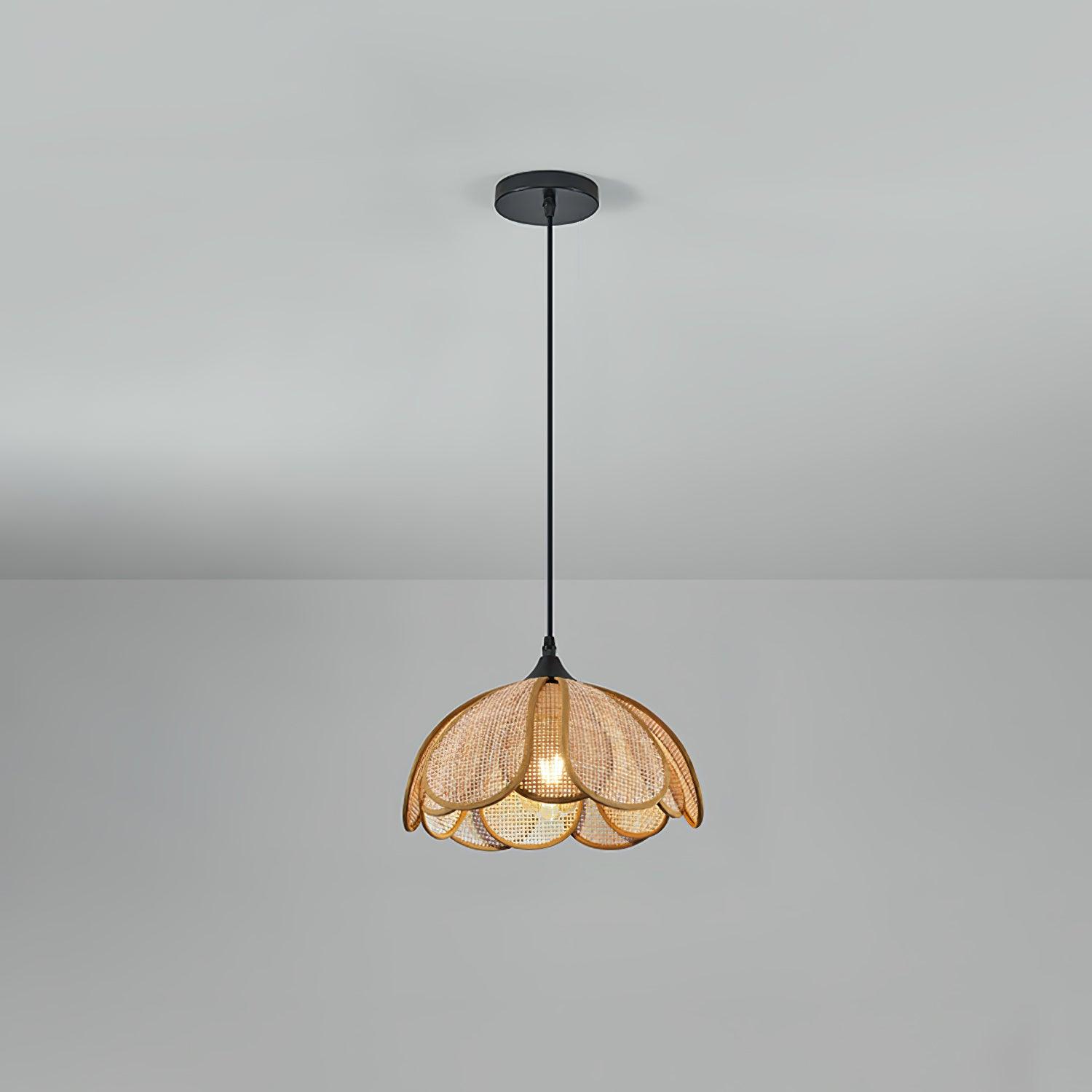 Bloom Rattan Pendant Lamp - Blowlighting