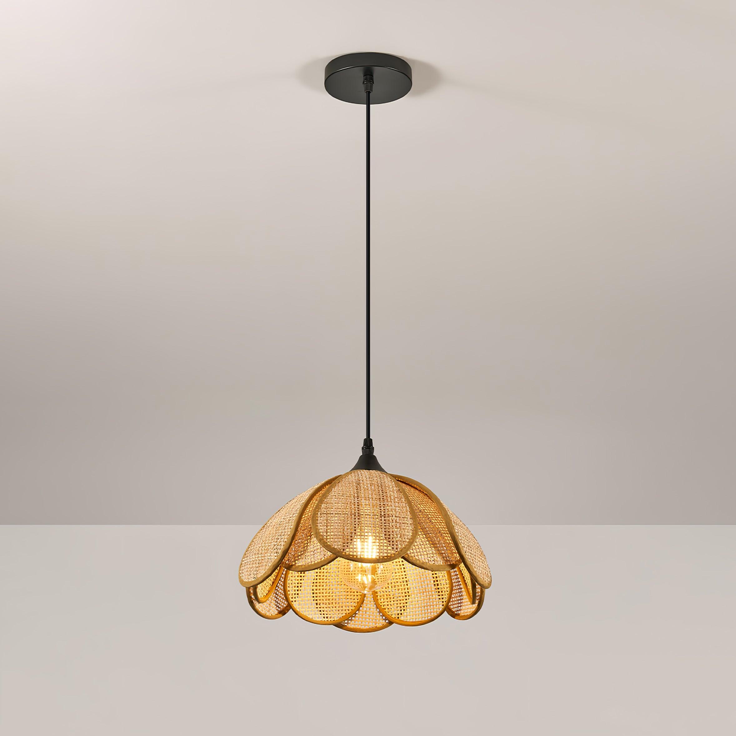 Bloom Rattan Pendant Lamp - Blowlighting
