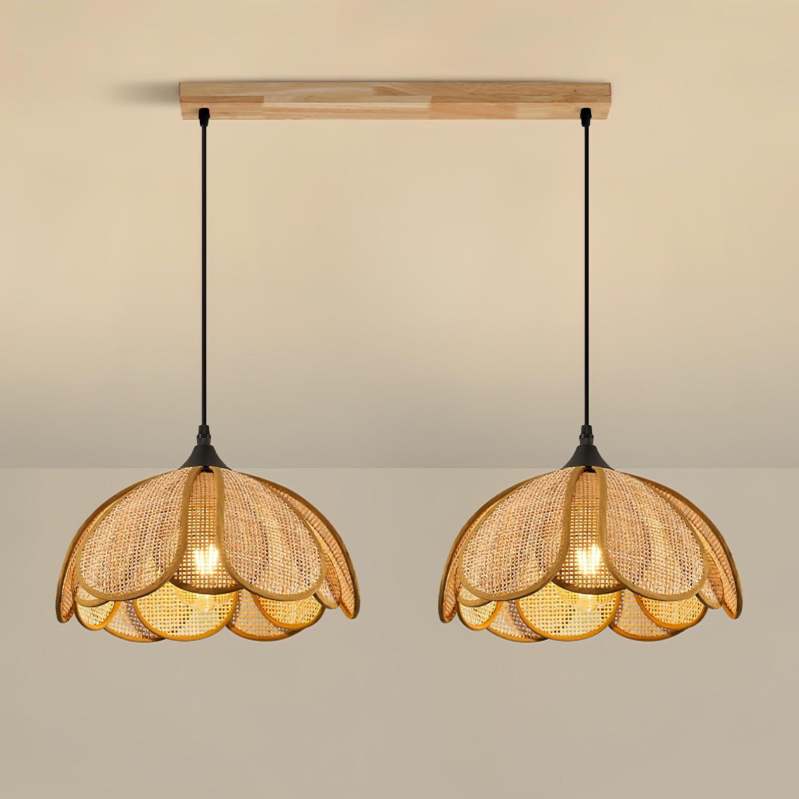 Bloom Rattan Pendant Lamp - Blowlighting