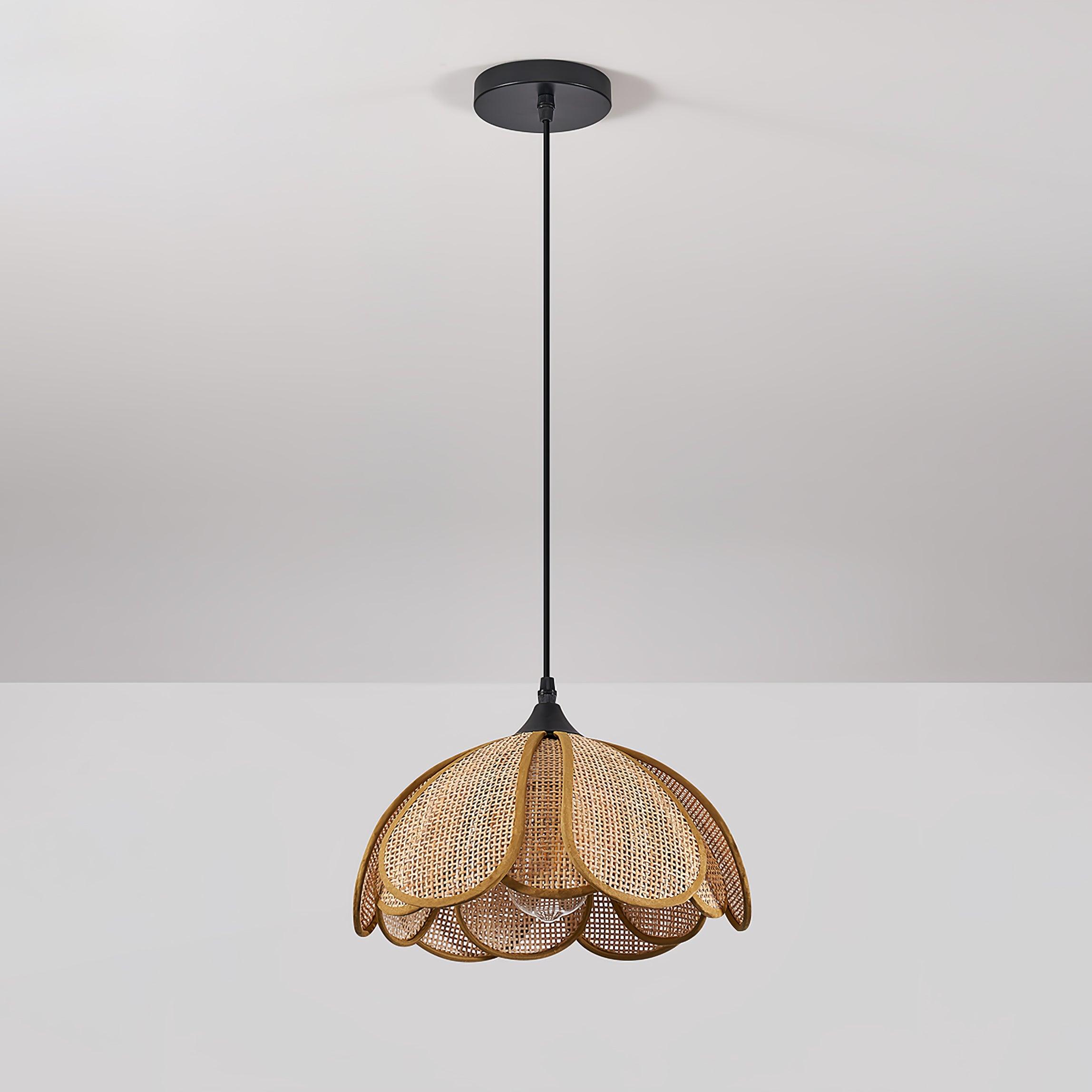 Bloom Rattan Pendant Lamp - Blowlighting