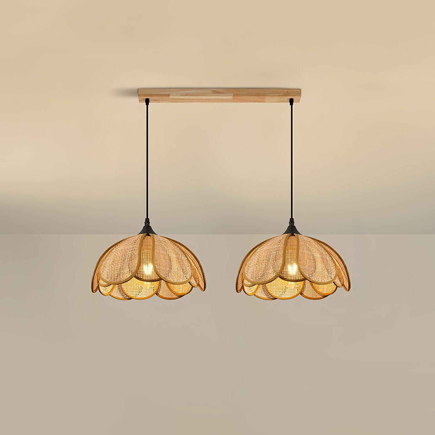 Bloom Rattan Pendant Lamp - Blowlighting