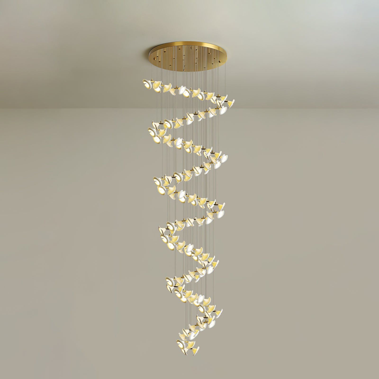 Ernoreth Art Deco Ceramic Chandelier - Blowlighting