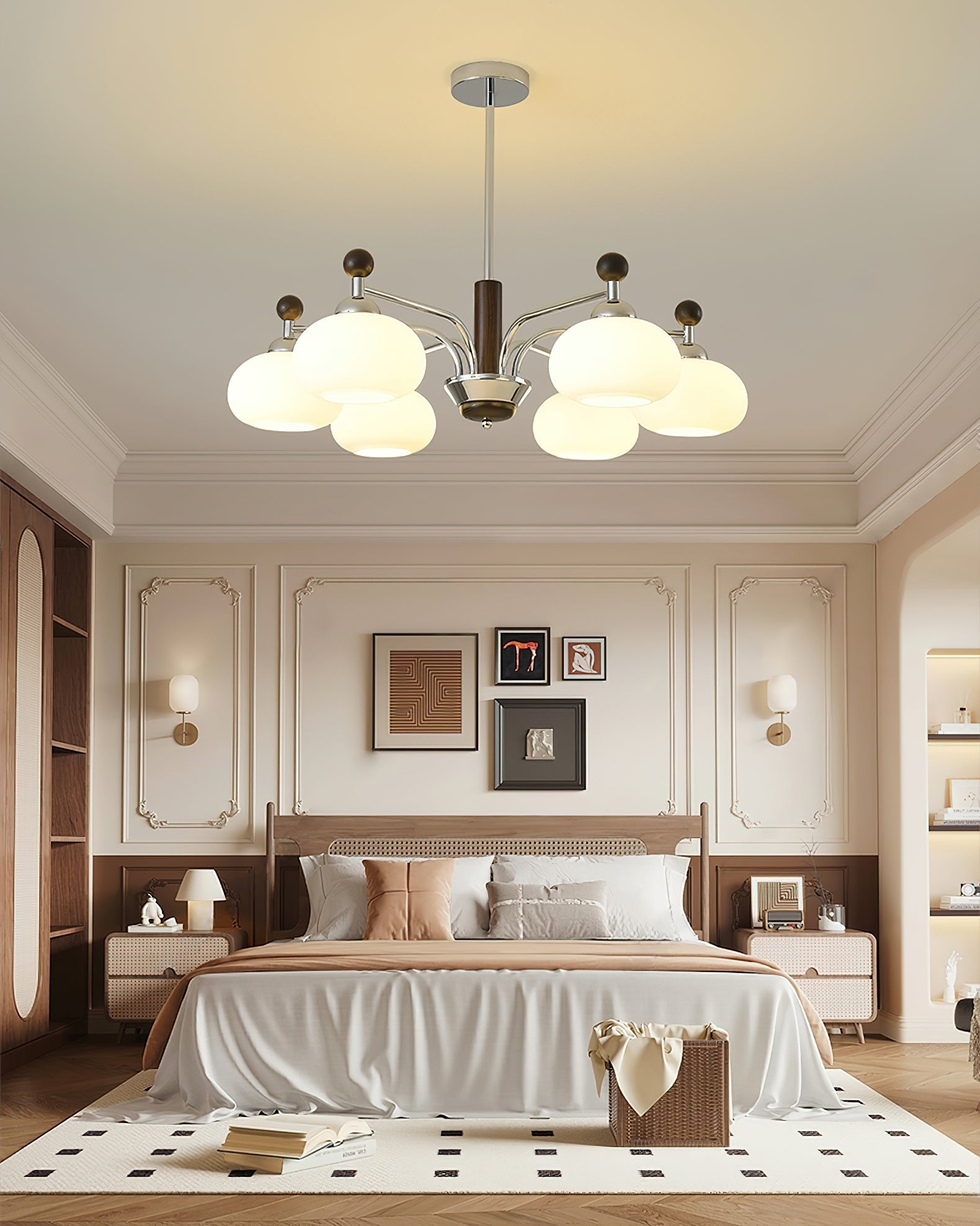 Aurora Chandelier Multi Arm Modern - Blowlighting