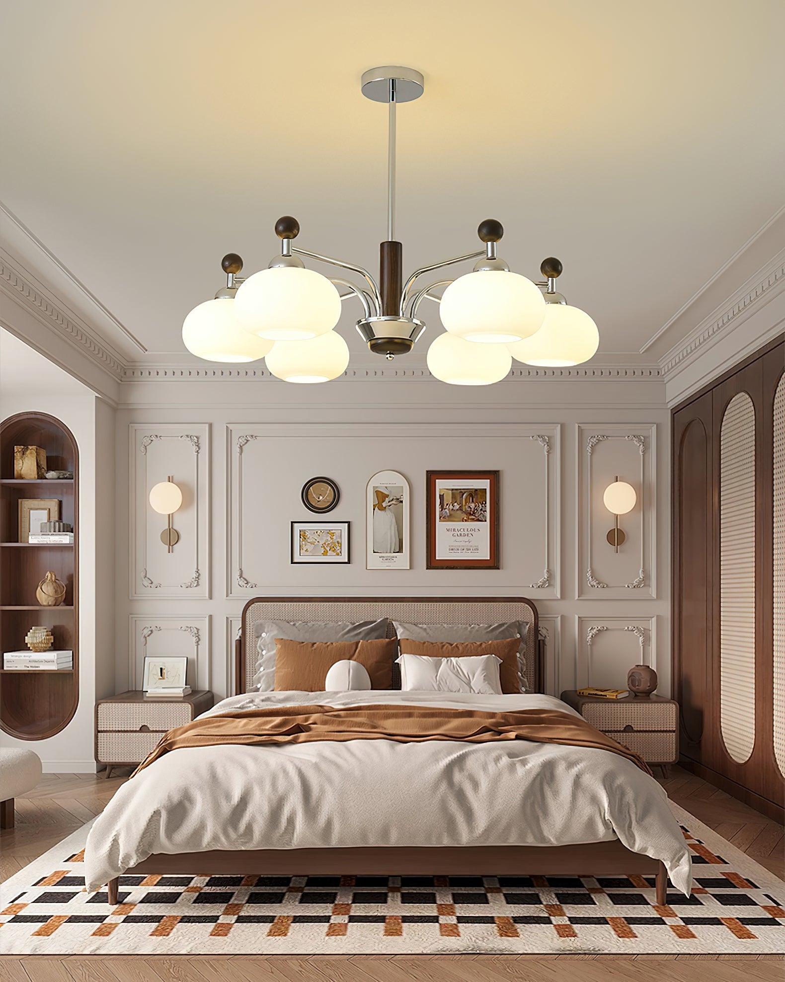 Aurora Chandelier Multi Arm Modern - Blowlighting