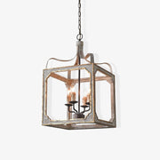 Boho Rustic Cube Chandelier - Blowlighting