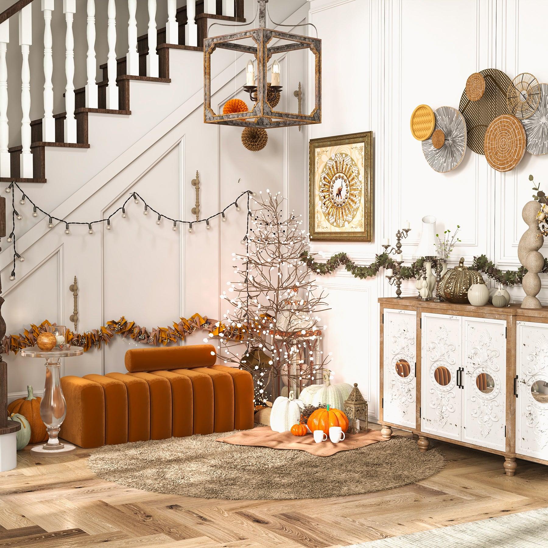 Boho Rustic Cube Chandelier - Blowlighting