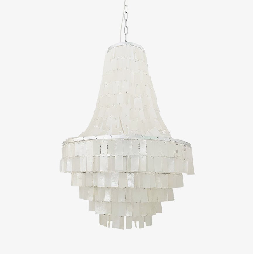 Aurora Chandelier Boho Shell Tiered - Blowlighting