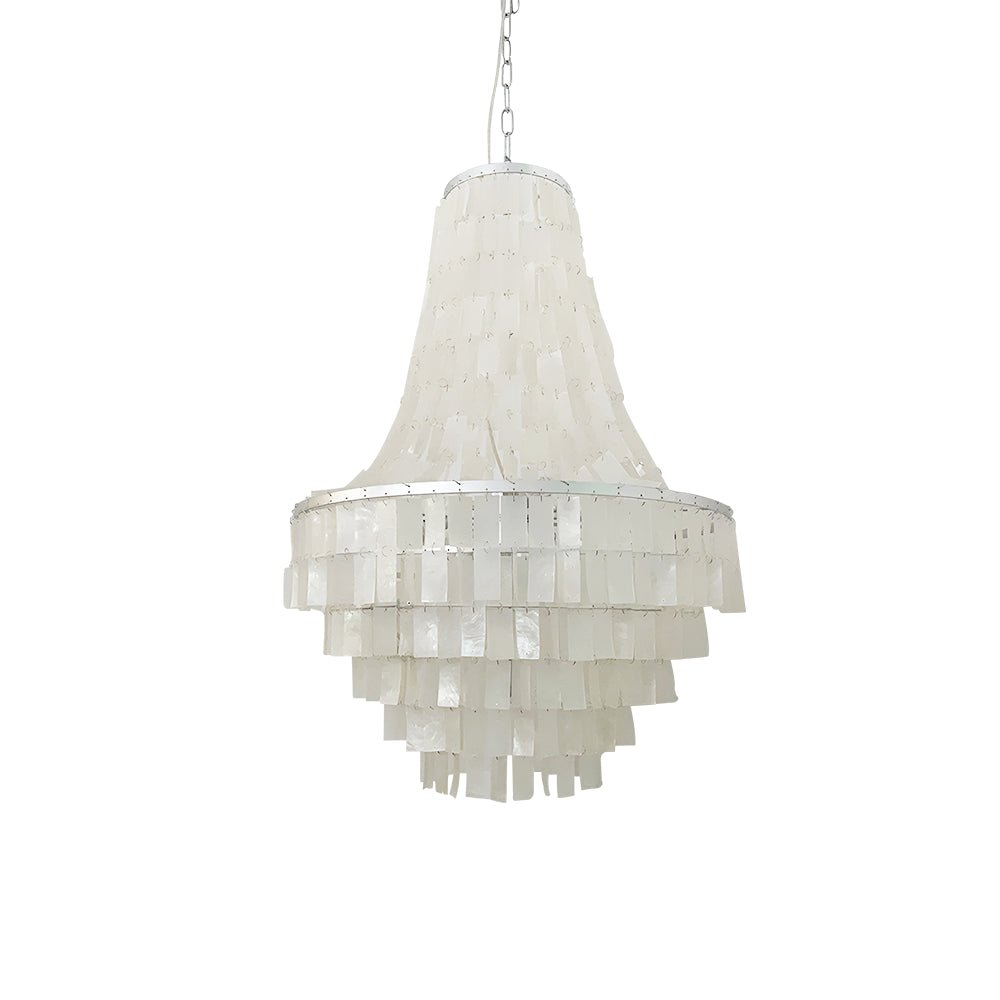 Aurora Chandelier Boho Shell Tiered - Blowlighting