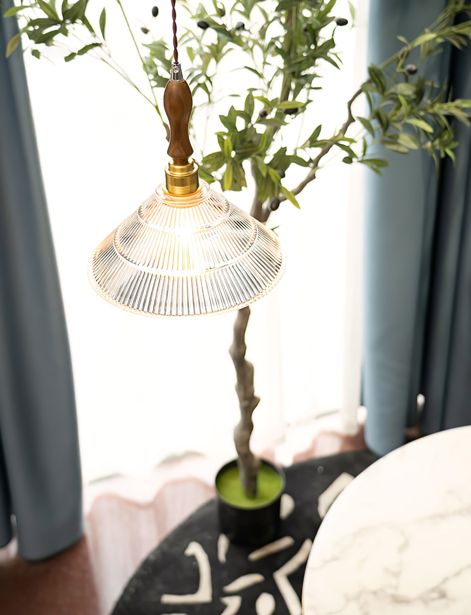 Vintage Ripple Pendant Lamp - Blowlighting