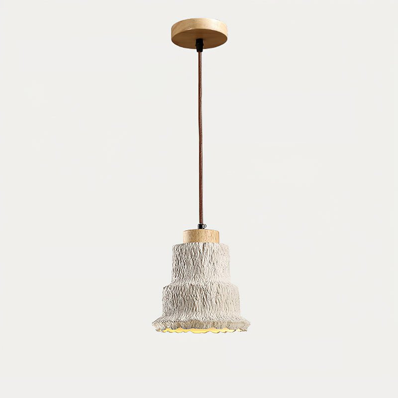 Esilara Tiered Travertine Pendant Light - Blowlighting