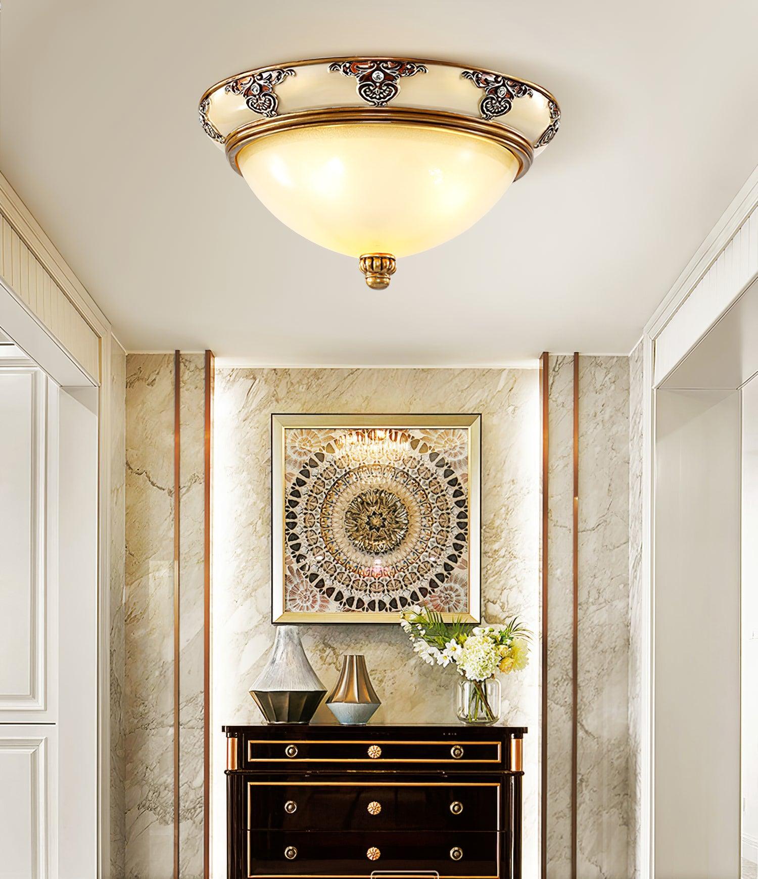 Brahm Flush Ceiling Light - Blowlighting