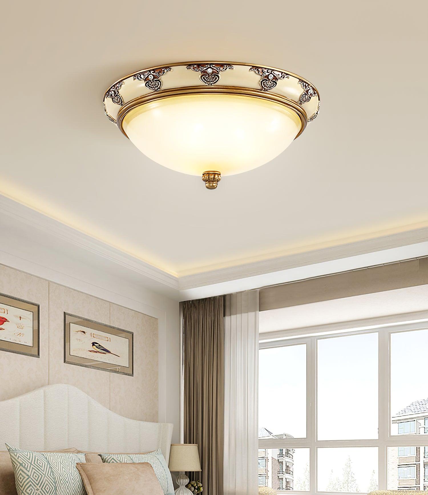 Brahm Flush Ceiling Light - Blowlighting