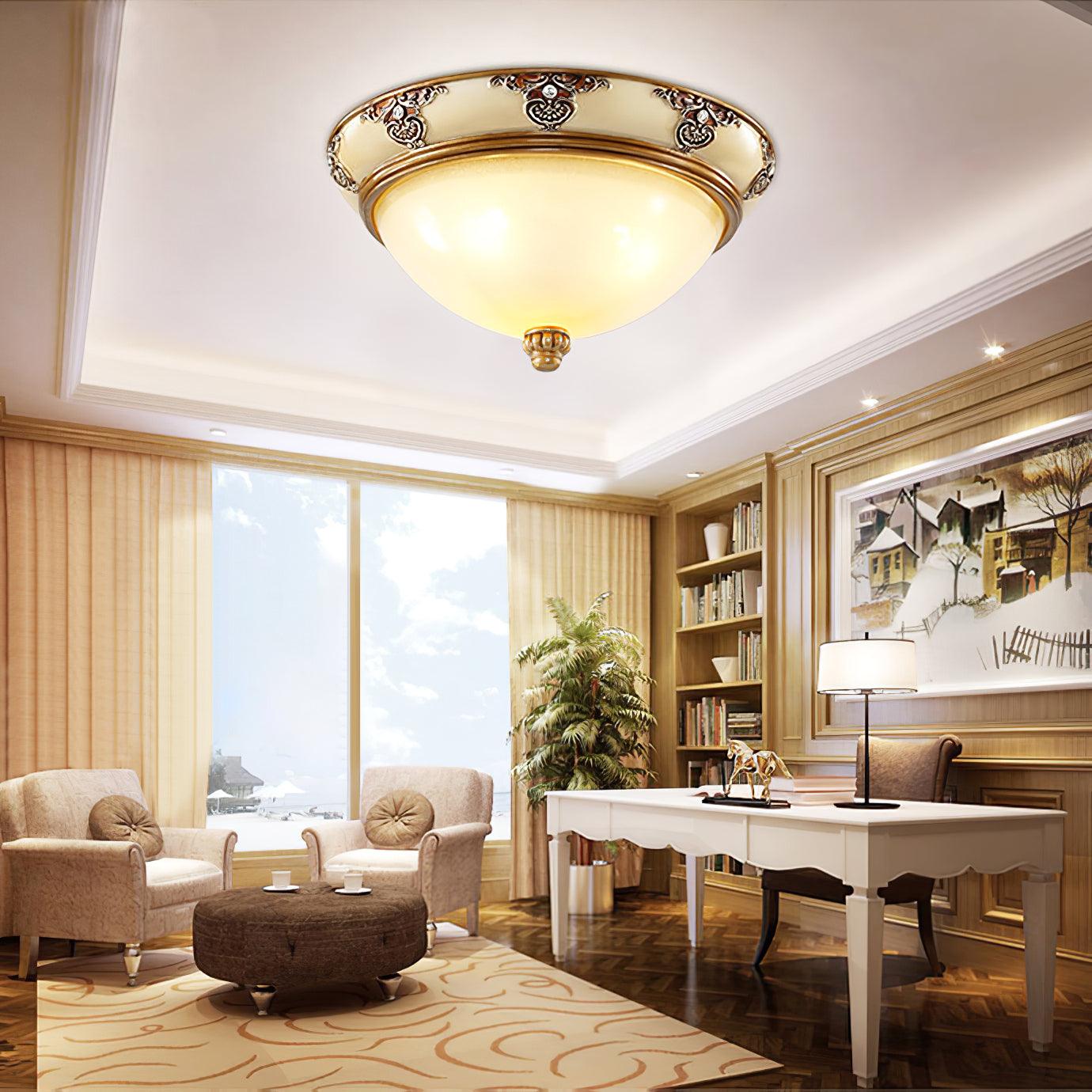 Brahm Flush Ceiling Light - Blowlighting