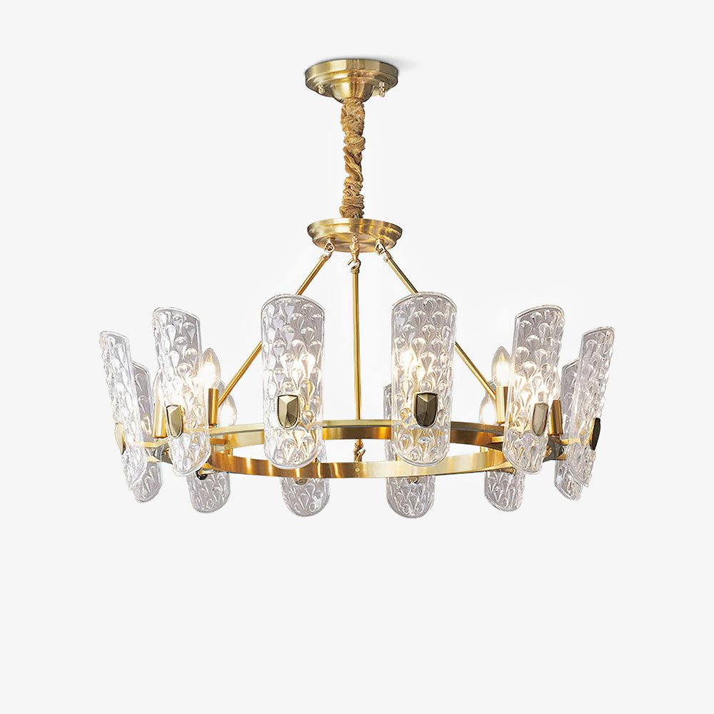 Brass Central Chandelier - Blowlighting
