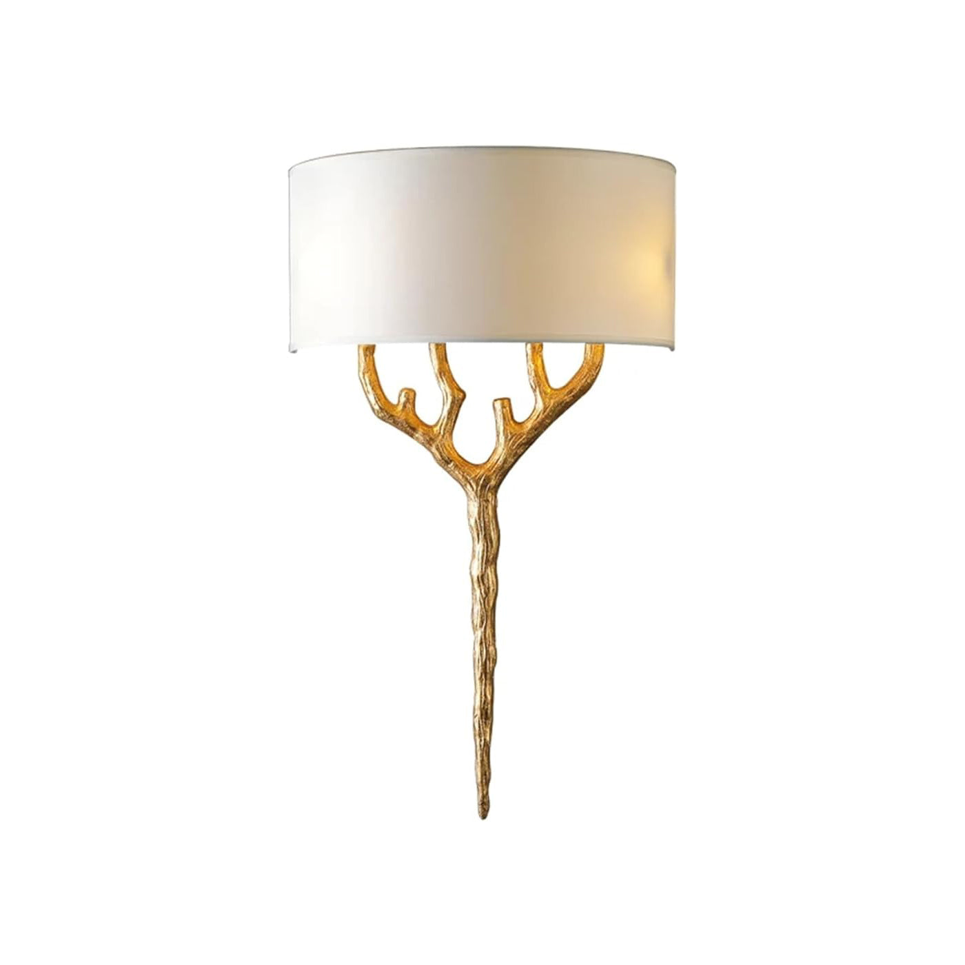 Ceryndir Antler Brass Wall Sconce - Blowlighting
