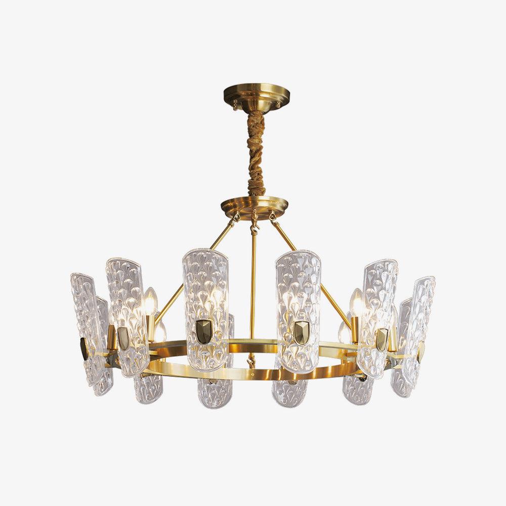 Brass Central Chandelier - Blowlighting