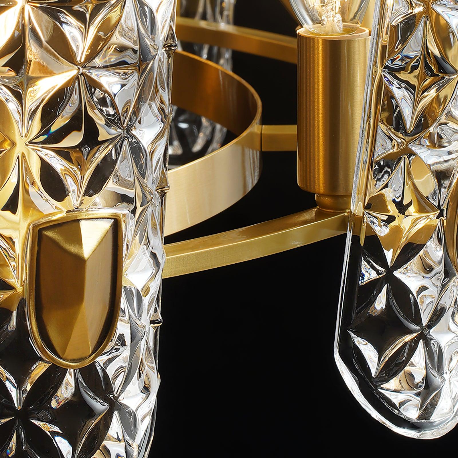 Brass Central Chandelier - Blowlighting