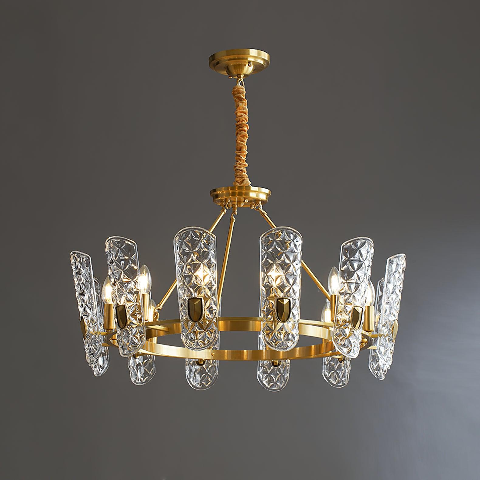 Brass Central Chandelier - Blowlighting