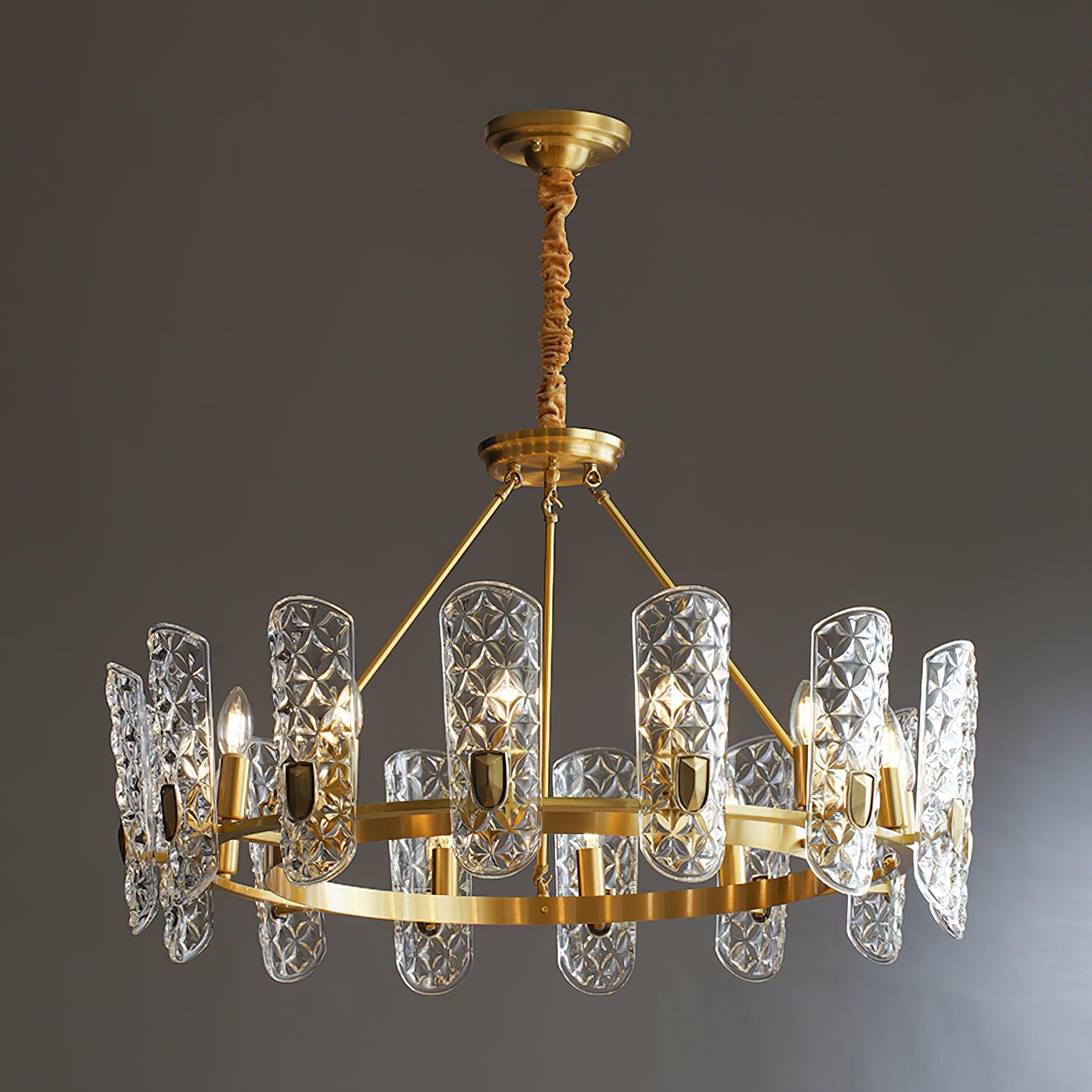 Brass Central Chandelier - Blowlighting