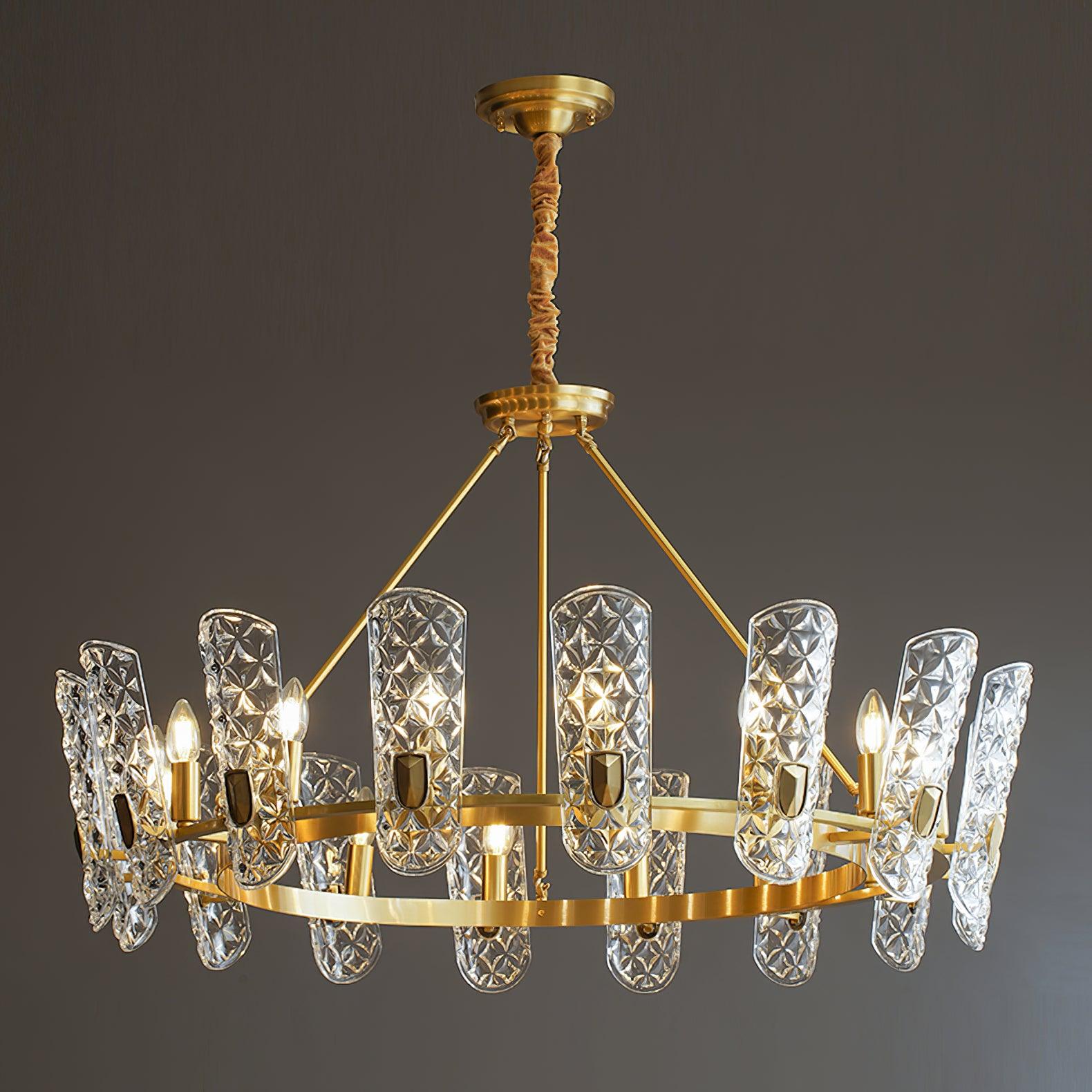 Brass Central Chandelier - Blowlighting